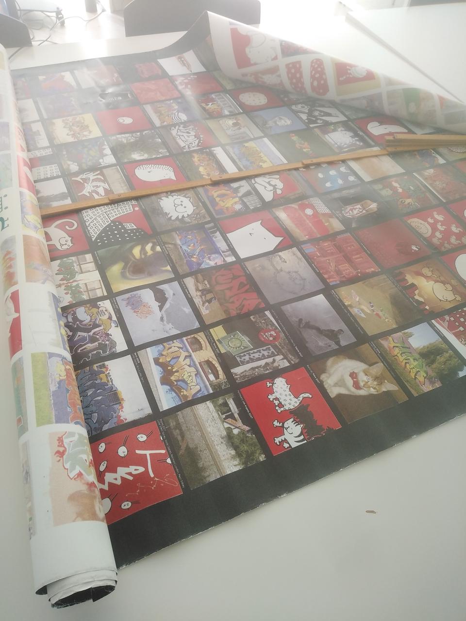 Lunar ; Ivo Kosanović affiche Compilation des réalisations de l’artiste Croatie 2008 2024.15.6 Photo Mucem