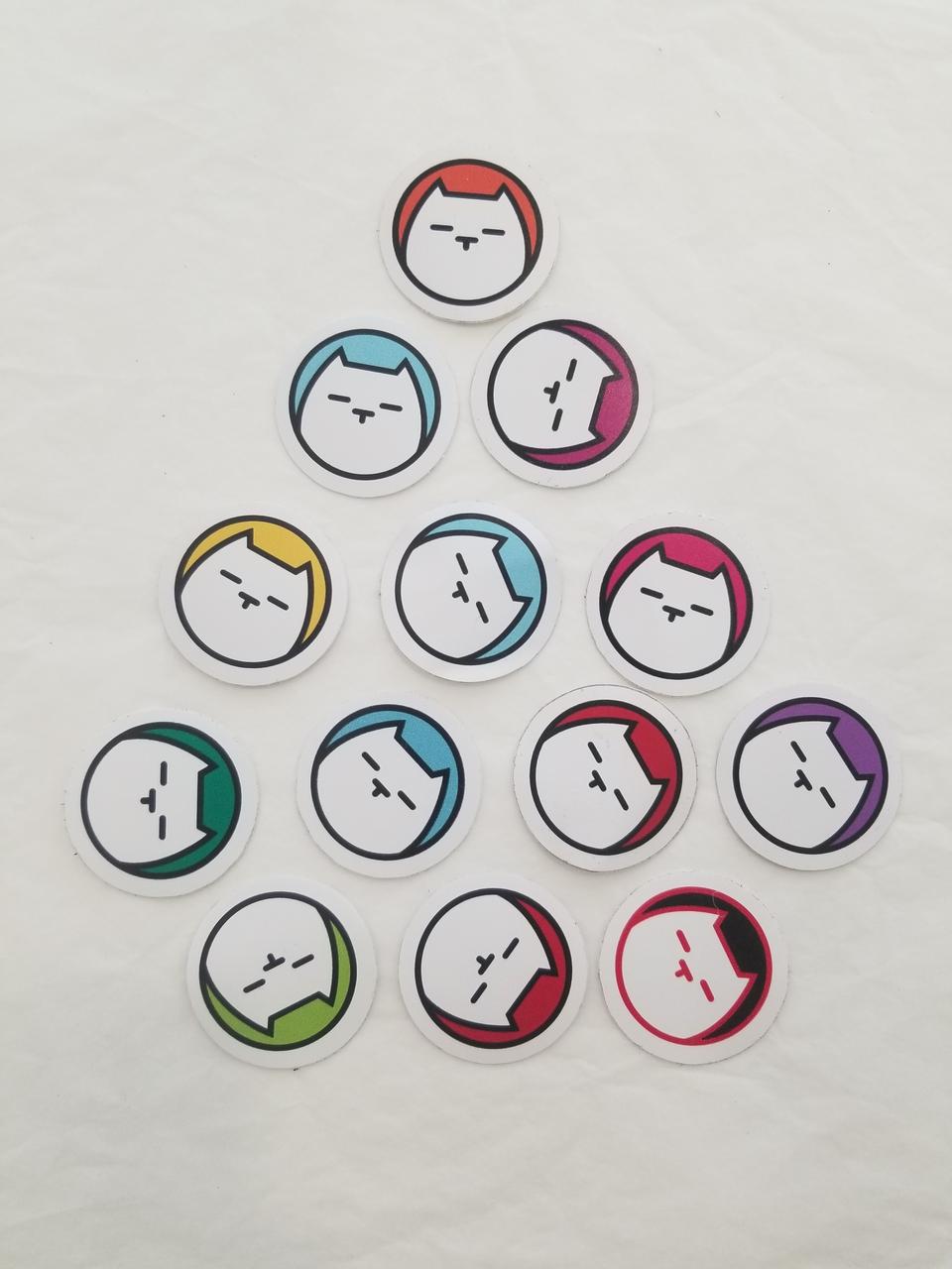 Lunar autocollant small stickers cat Lunar Croatie 2018-2023 2024.16.3.1-13 Photo Mucem