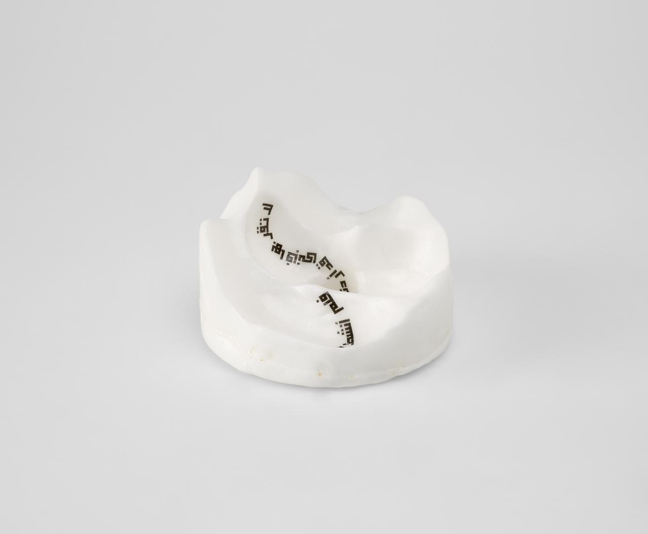 Souad El Maysour bloc de sel Sculpture de la langue Erosion T11P0 Grand Est, France 2017 2024.9.3 Photo Mucem / Marianne Kuhn