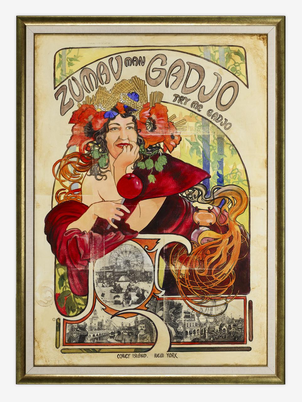 Emília Rigová peinture Chohani of Koni Ajlend Slovaquie 2020 2024.25.4 Photo Mucem / Marianne Kuhn