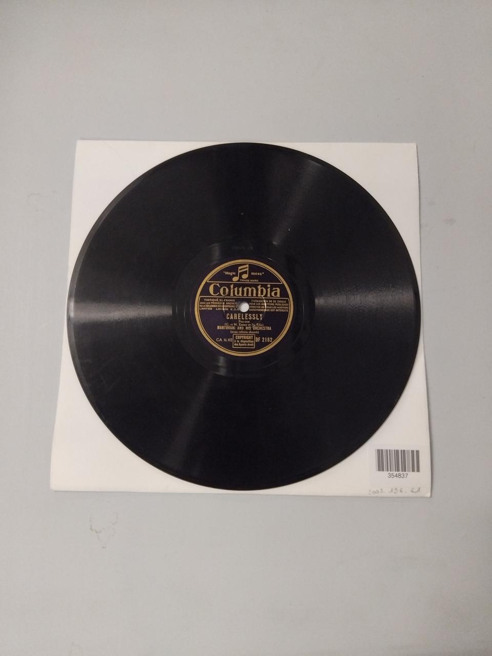 disque 78 tours September in the rain 2003.196.61 Photo Mucem