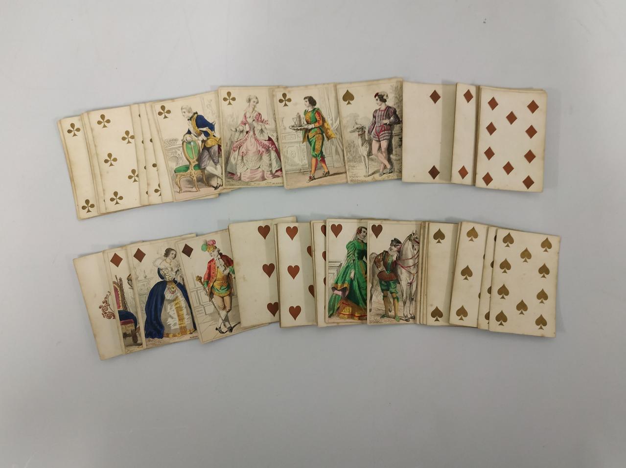 jeu de cartes jeu de cartes aux portraitsdu 16e et 17e siècle 1970.141.124.1-52 Photo Mucem