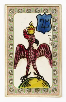 carte à jouer oracle du mage Edmond 1977.60.74.15  Photo Mucem / Marianne Kuhn