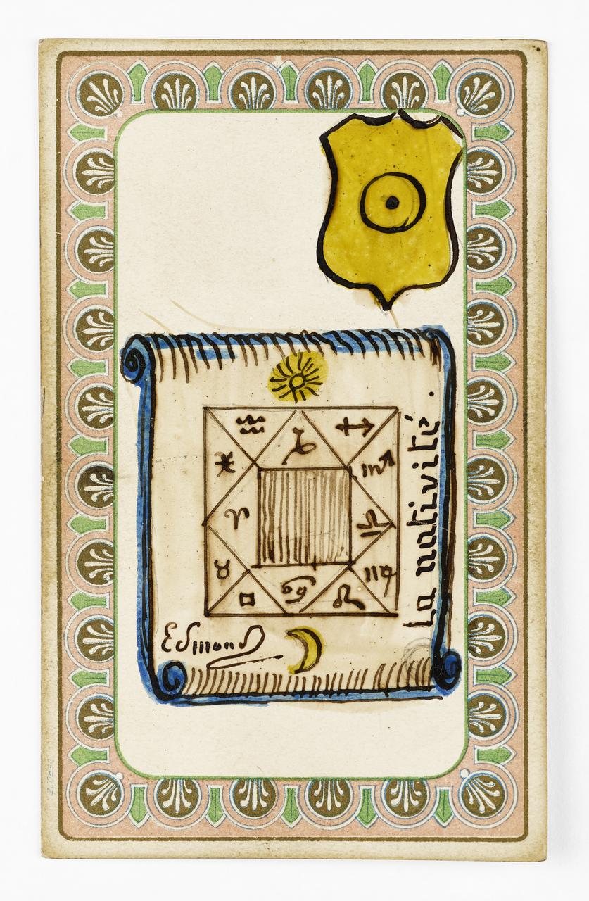 carte à jouer oracle du mage Edmond 1977.60.74.26 Photo Mucem / Marianne Kuhn