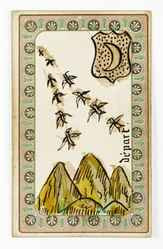 carte à jouer oracle du mage Edmond 1977.60.74.32  Photo Mucem / Marianne Kuhn