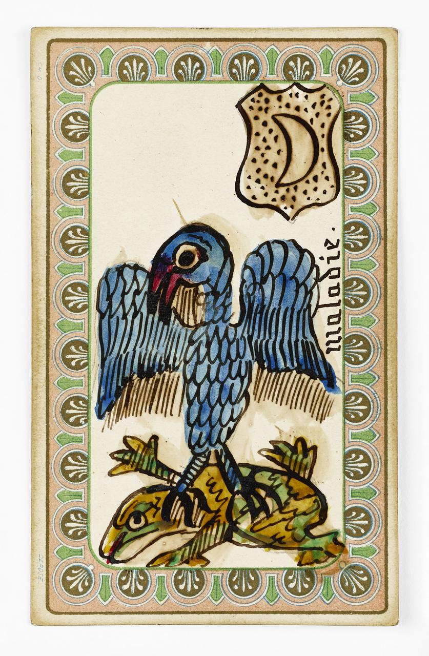 carte à jouer oracle du mage Edmond 1977.60.74.35 Photo Mucem / Marianne Kuhn