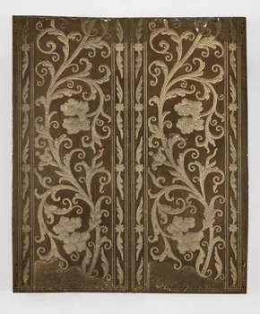 Manufacture Paul Balin planche d'impression pour papier peint plaque pour frapper les tissus Ile-de-France, France 1863-1898 1950.55.6 Photo Mucem / Marianne Kuhn