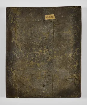 Manufacture Paul Balin planche d'impression pour papier peint plaque pour frapper les tissus Ile-de-France, France 1863-1898 1950.55.3  Photo Mucem / Marianne Kuhn
