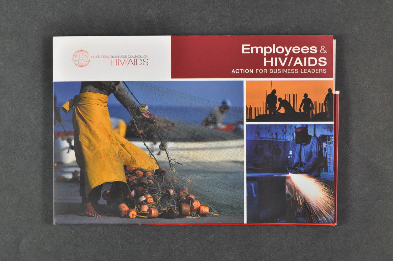 Dossier "Employees & HIV/AIDS. Action for business leaders" (Employés et sida. Action pour les leaders professionnels) 2003.106.45.1-3 Photo Mucem