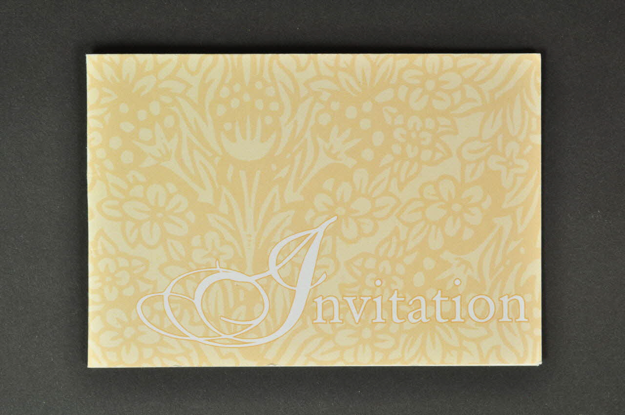 Estonian Association Anti Aids CARTON D'INVITATION Estonie 2005/9/16 2005.115.8 Photo Mucem