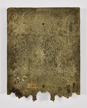 Manufacture Paul Balin planche d'impression pour papier peint plaque pour frapper les tissus Ile-de-France, France 1863-1898 1950.55.2 Photo Mucem / Marianne Kuhn