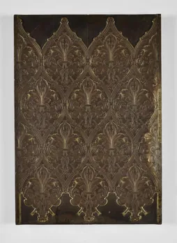 Manufacture Paul Balin planche d'impression pour papier peint plaque pour frapper les tissus Ile-de-France, France 1863-1898 1950.55.4 Photo Mucem / Marianne Kuhn