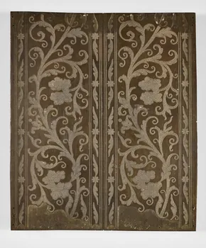Manufacture Paul Balin planche d'impression pour papier peint plaque pour frapper les tissus Ile-de-France, France 1863-1898 1950.55.6 Photo Mucem / Marianne Kuhn