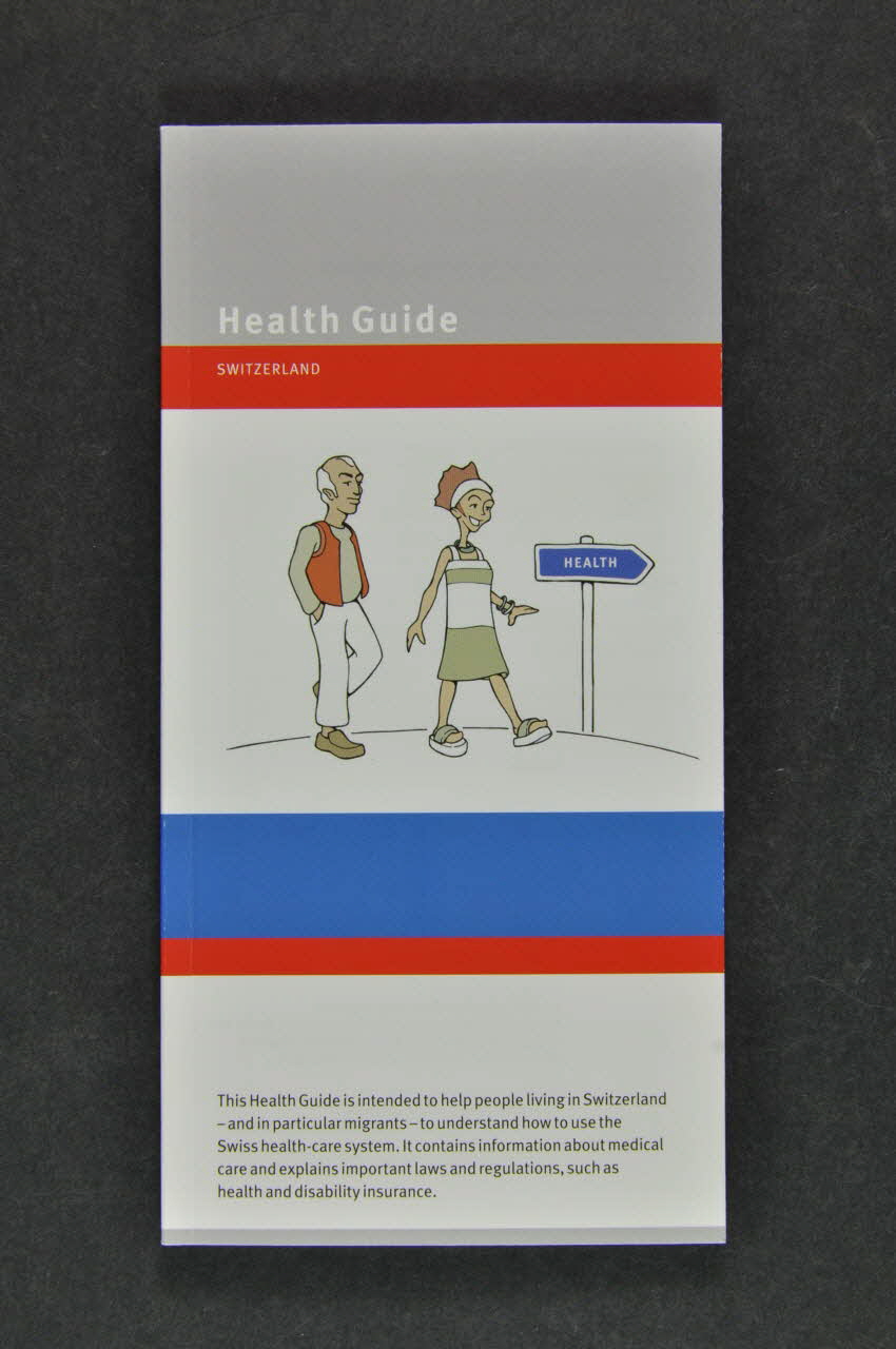 Caritas Suisse Et Croix Rouge Suisse BROCHURE "Health guide"  (Guide de santé) Lorraine, France 2003 2004.119.42 Photo Mucem