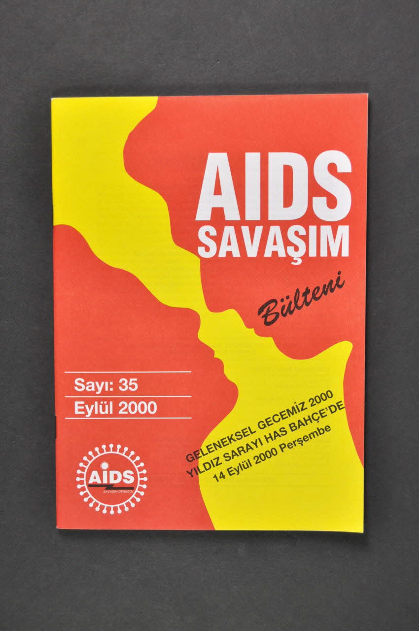 Aids  Savasim Dernegi (Aids Prevention  Society) Bulletin associatif "AIDS Savasim Bulteni", Eylul 2000, n° 35 / Geleneksel Gecemiz 2000 / Yildiz sarayi has bahçe'de 14 Eylül 2000 Persembe" Turquie 2000 2005.116.13 Photo Mucem