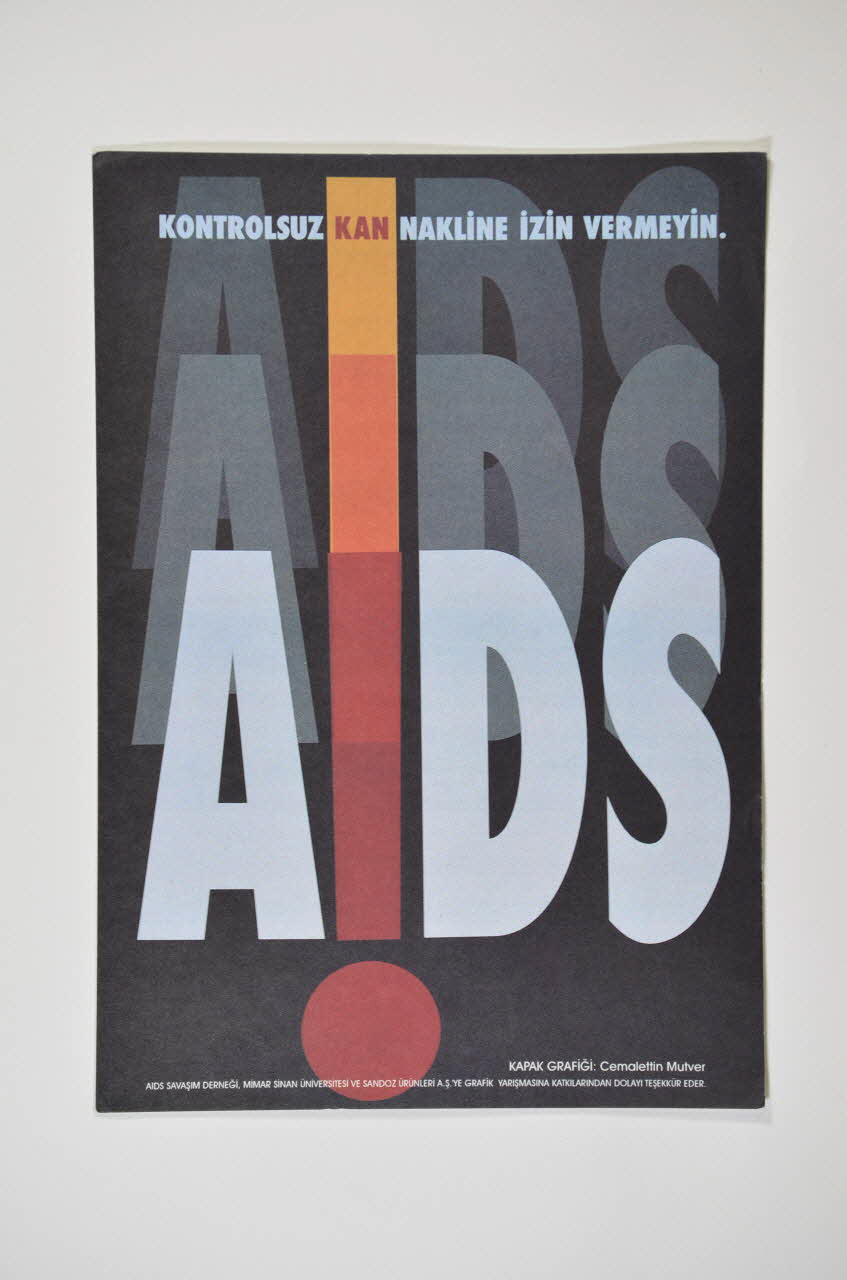 Dépliant Kontrolsuz kan nakline izin vermeyin 2005.116.24 Photo Mucem