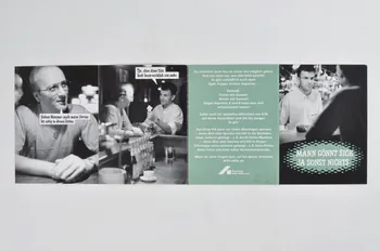 Deutsche Aids-Hilfe Dépliant "Mann Gönnt sich Ja sonst nichts" Allemagne 1993 2003.107.2 Photo Mucem