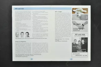 Schwulen Beratung Et Zukunft Positiv, Berlin BROCHURE "Schwulen Beratung. / Zukunft positiv. Programm 99/00" Allemagne 1999 2003.107.23 Photo Mucem