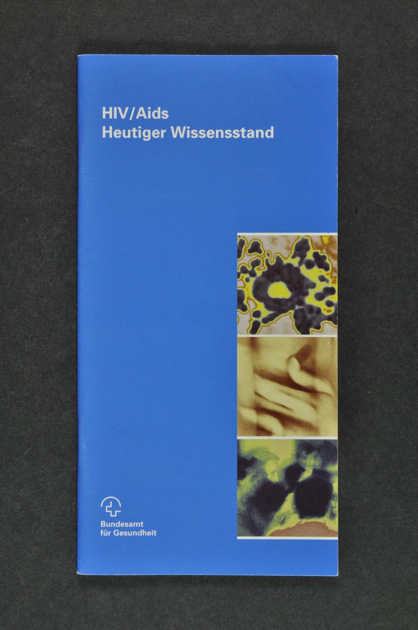 Office Fédéral De La Santé Publique BROCHURE "HIV/Aids. Heutiger Wissensstand"  (VIH / sida. Etat actuel des connaissances.) Lorraine, France 2001 2004.119.59 Photo Mucem