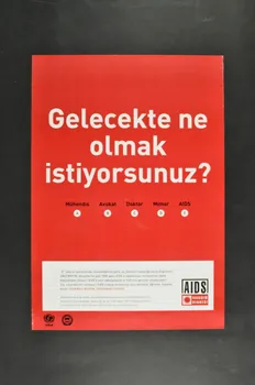 affiche "Gelecekte ne olmak istiyorsunuz ?" (traduire) 2005.116.7 Photo Mucem