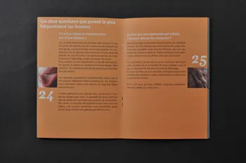 Aide Suisse Contre Le Sida (Ass) BROCHURE "Amour, plaisir et protection. Ce que les femmes doivent savoir sur le VIH/sida et sur les maladies sexuellement transmissibles". Lorraine, France 2004 2004.119.6 Photo Mucem