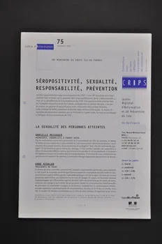 C.R.I.P.S Ile de France Lettre d'information Séropositivité, sexualité, responsabilité, prévention France 2005/9 2005.117.30.1 Photo Mucem