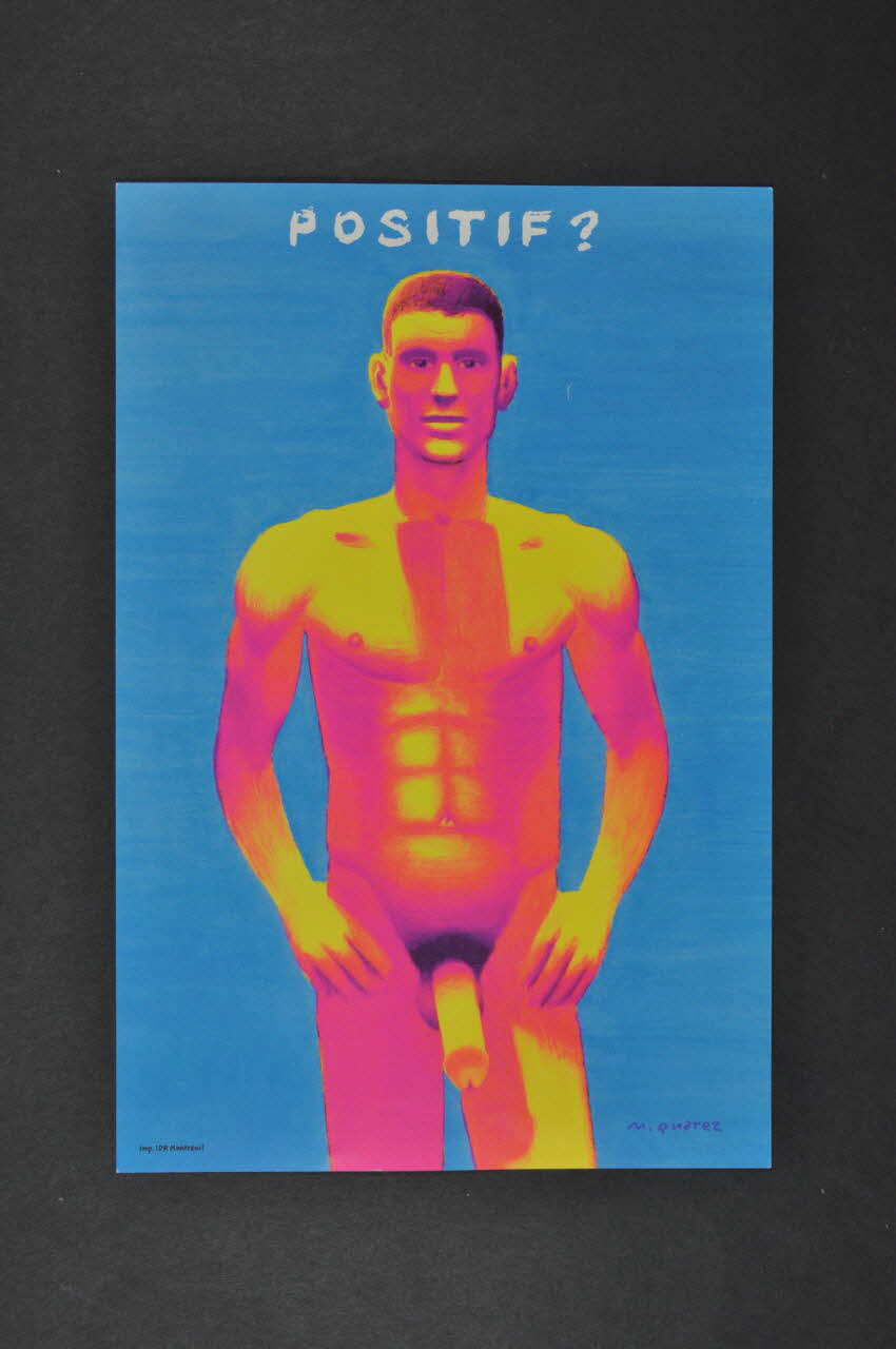 C.R.I.P.S Ile de France flyer "Positif ?" France 2005/9 2005.117.31 Photo Mucem