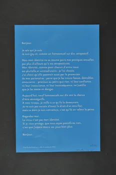C.R.I.P.S Ile de France flyer "Positif ?" France 2005/9 2005.117.31 Photo Mucem