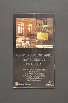 ILGA Portugal BROCHURE " Guia Gay & Lesbico de Lisboa" Portugal 2001 2003.107.43  Photo Mucem