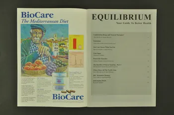 Equilibrium Health Resources Ltd revue "Equilibrium. The best in HIV alternative and complementary medicine" (Ce qu'il y a de mieux en médecine alternative et complémentaire) Grande Bretagne 1997/12 2003.108.10  Photo Mucem