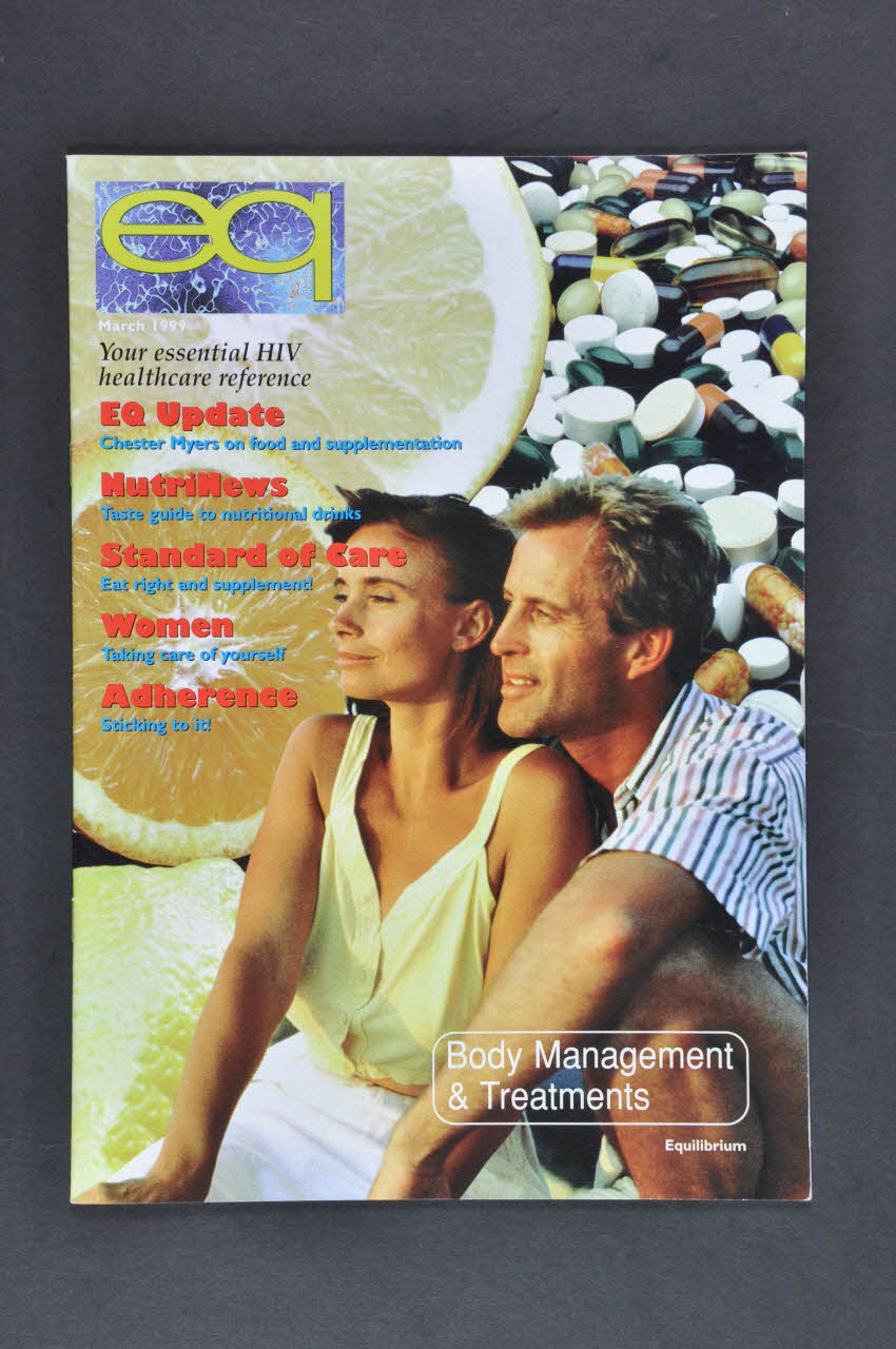 Equilibrium Health Resources Ltd revue "Eq : "Body management and Treatments" (EQ. Entretien corporel et traitements) Grande Bretagne 1999/3 2003.108.13 Photo Mucem