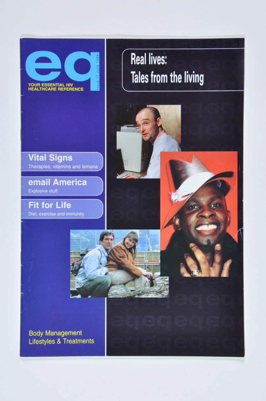 Equilibrium Health Resources Ltd revue "Eq : "Real lives : tales for the living" (Vie réelles : histoires du vécu) Grande Bretagne 1999/3 2003.108.14 Photo Mucem