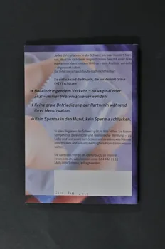 Aide Suisse Contre Le Sida (Ass) BROCHURE "Liebe, Lust & Schutz. Was Männer über HIV/Aids und sexuell übertragbare Krankheiten wissen sollten"  ( Amour, plaisir et protection. Ce que les hommes devraient savoir sur le VIH/Sida et sur les maladies sexuellement transmissibles). Lorraine, France 2004 2004.119.9 Photo Mucem