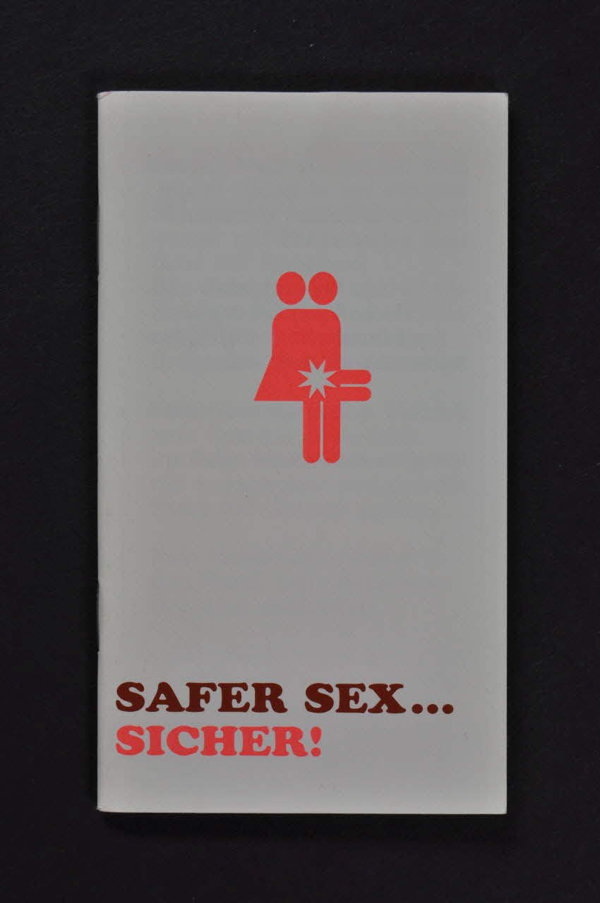 Aide Suisse Contre Le Sida (Ass) BROCHURE "Safer sex... sicher !" (Safer sex... c'est sûr) Lorraine, France 2003 2004.119.92 Photo Mucem