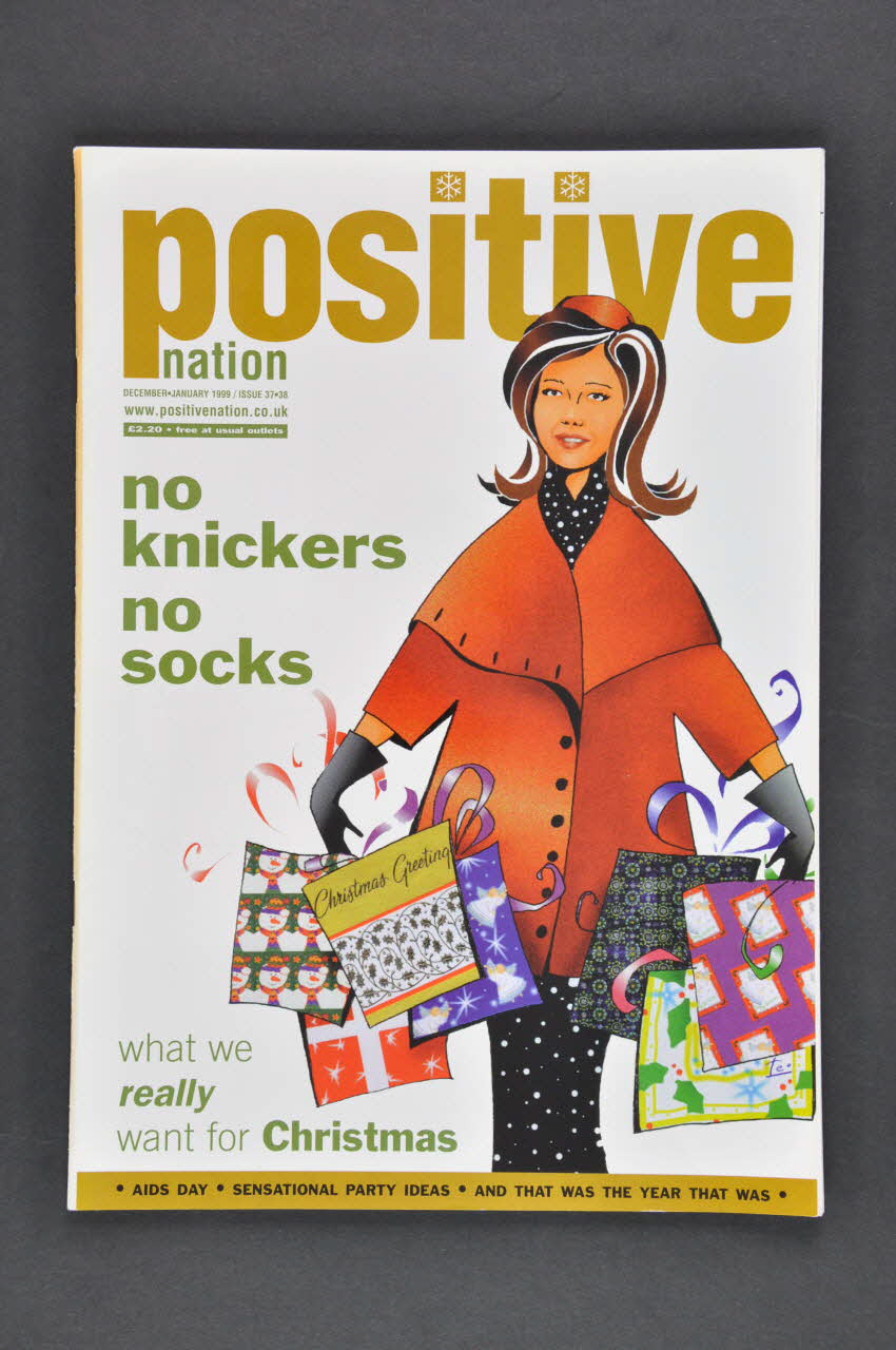 UK Coalition Of People Living With Hiv/Aids revue " What me really want for Christmas" (Ce que nous voulons réellement pour Noël) Grande Bretagne 1999 2003.108.20 Photo Mucem