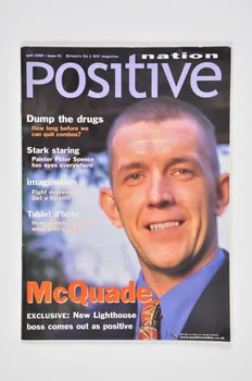 UK Coalition Of People Living With Hiv/Aids revue "Mc Quade. Exclusive : New Lighthouse boss comes out as positive" Grande Bretagne 1999/4 2003.108.23  Photo Mucem