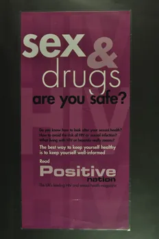 affiche "Sex & drugs are you safe?" (Sexe et drogues : êtes-vous safe?) 2003.108.3 Photo Mucem