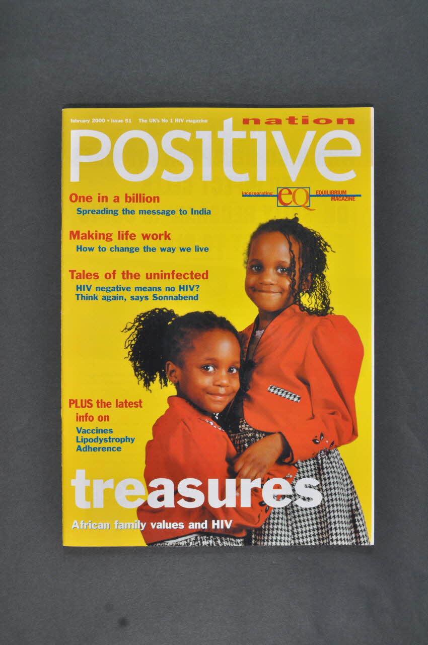 UK Coalition Of People Living With Hiv/Aids revue "Treasures. African family values and HIV" (Trésors. Valeurs des familles africaines et VIH" Grande Bretagne 2000/2 2003.108.31 Photo Mucem