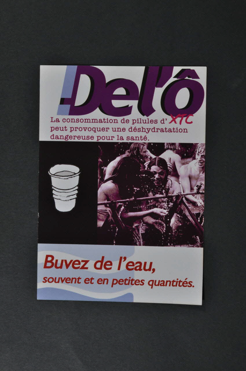 flyer "Plus d'infos. Moins de risques / Delô" 2004.120.13 Photo Mucem