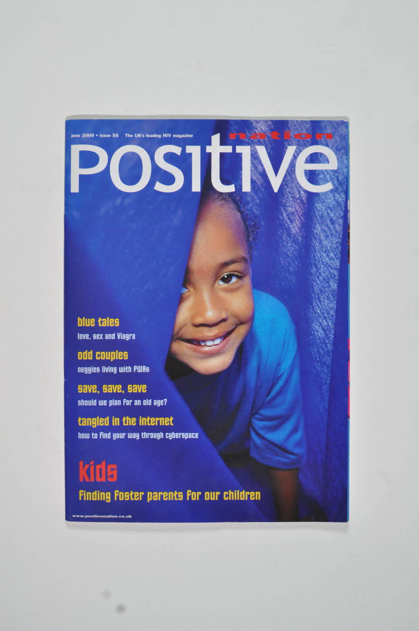 UK Coalition Of People Living With Hiv/Aids revue "Kids. Finding foster parents for our children" Grande Bretagne 2000/6 2003.108.35 Photo Mucem