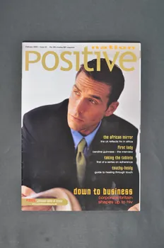 UK Coalition Of People Living With Hiv/Aids revue "Down to business." (Retour au travail) Grande Bretagne 2001/2 2003.108.40 Photo Mucem