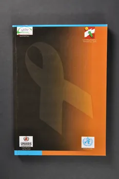 Unaids, Pnls, Sidc BROCHURE "Rapport d'information sur le sida" Liban 2004 2005.119.22 Photo Mucem