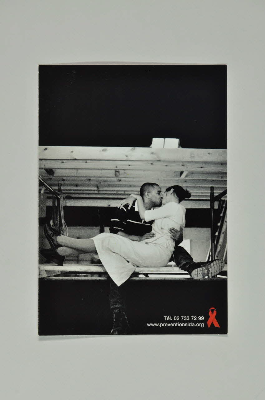 Plateforme Prévention Sida carte postale "Vivre ensemble. Un autre regard sur les séropositifs" Belgique 2003 2004.120.25 Photo Mucem