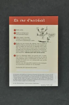 BROCHURE "Vous êtes parfois en contact avec des seringues usagées ?" 2004.120.26 Photo Mucem