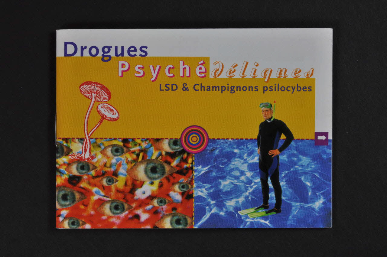 Modus Vivendi BROCHURE "Drogues psychédéliques LSD et champignons psilocybes" Belgique 1999 2004.120.32 Photo Mucem