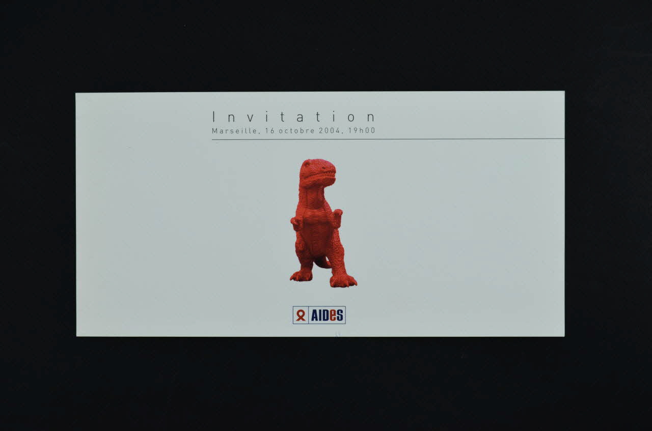 Aides Marseille INVITATION Vente art contemporain Provence-Alpes-Côte d'Azur, France 2004/10/16 2004.121.2 Photo Mucem