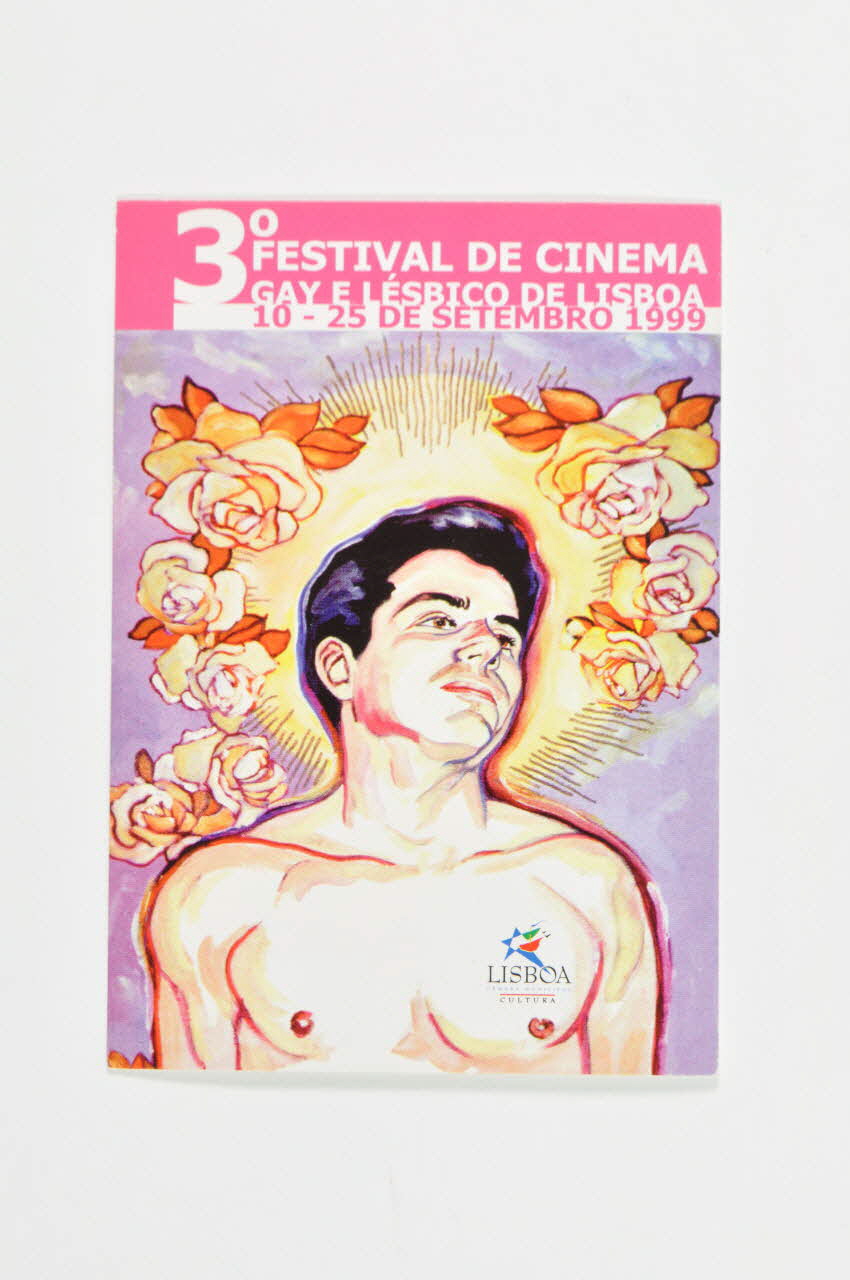 ILGA Portugal carte postale "3° festival de cinema gay e lesbico Lisboa" Portugal 1999 2003.109.124 Photo Mucem
