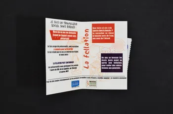 Groupement de Prévention et d'accueil Lillois Préservatif "Rapports non protégés... Clients, vous jouez à la roulette russe ?" Nord-Pas-de-Calais, France 2005/2 2005.12.5 Photo Mucem