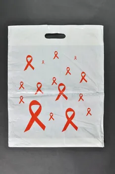 Krajowe Centrum Ds Aids (The National Aids Center) sac plastique "Zrob test na HIV" Pologne 2003 2005.120.14 Photo Mucem