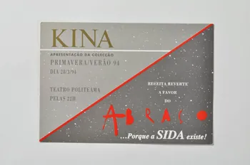 Abraço carte d'invitation "Kina" Portugal 1994 2003.109.137  Photo Mucem